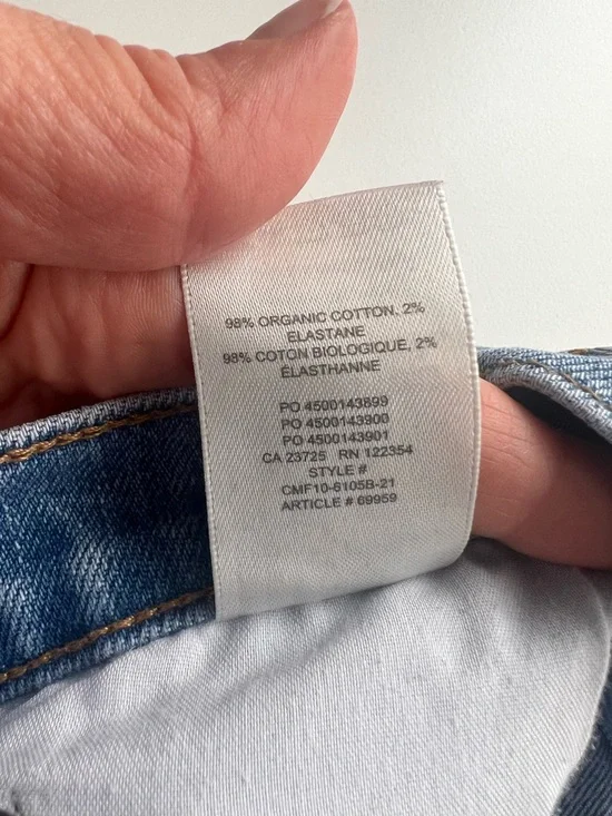 Aritzia Denim Forum Arlo High Rise Straight Size 28 Inseam 28” - Picture 9 of 9